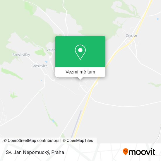 Sv. Jan Nepomucký mapa