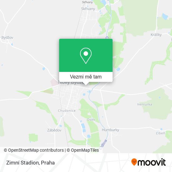 Zimní Stadion mapa