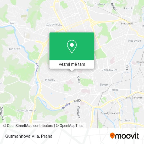 Gutmannova Vila mapa