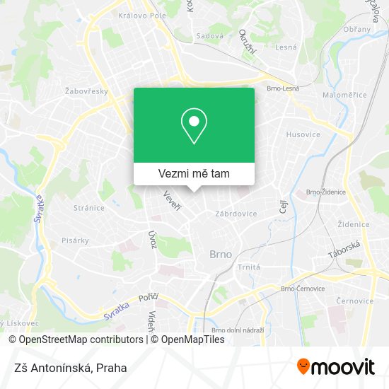Zš Antonínská mapa