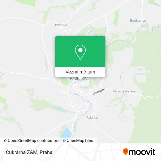 Cukrárna Z&M mapa