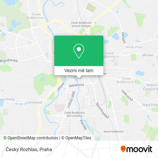 Český Rozhlas mapa