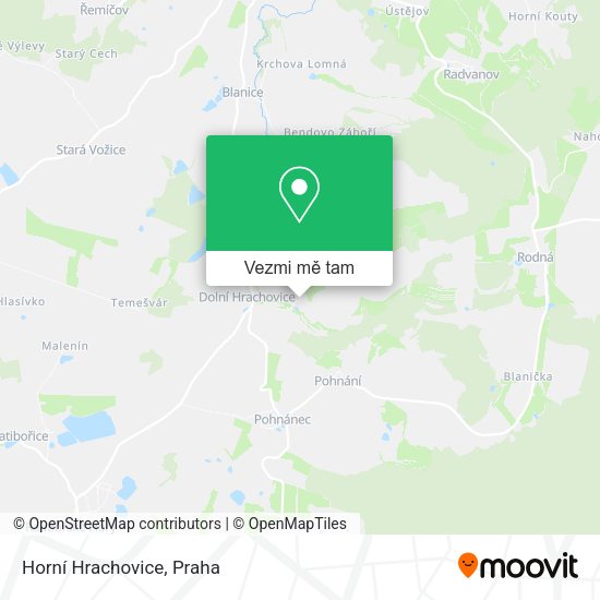 Horní Hrachovice mapa