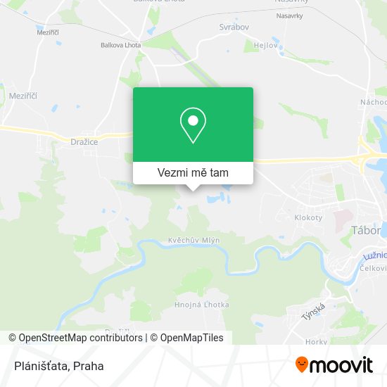 Plánišťata mapa