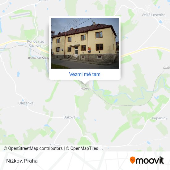 Nížkov mapa