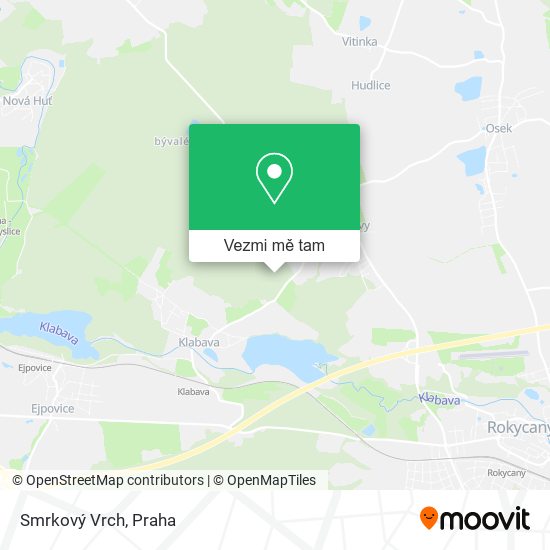 Smrkový Vrch mapa