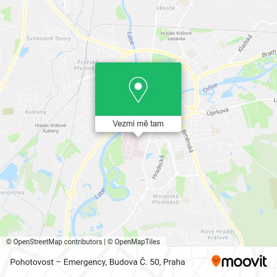Pohotovost – Emergency, Budova Č. 50 mapa
