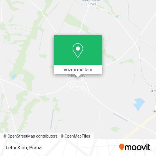 Letní Kino mapa
