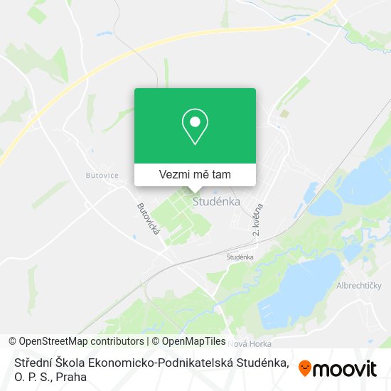 Střední Škola Ekonomicko-Podnikatelská Studénka, O. P. S. mapa