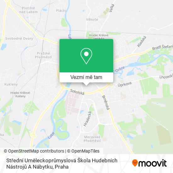 Střední Uměleckoprůmyslová Škola Hudebních Nástrojů A Nábytku mapa