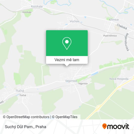 Suchý Důl Pam. mapa