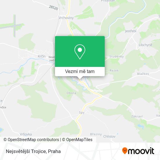 Nejsvětější Trojice mapa