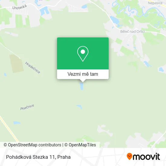 Pohádková Stezka 11 mapa