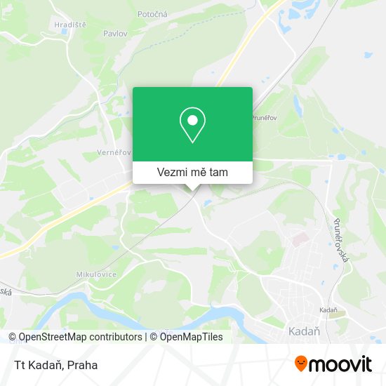 Tt Kadaň mapa