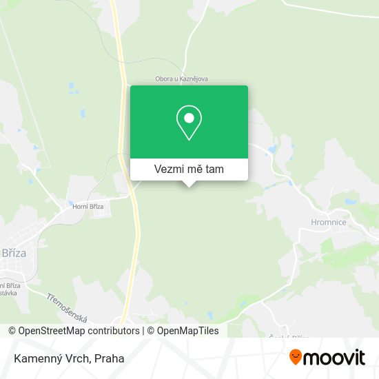 Kamenný Vrch mapa