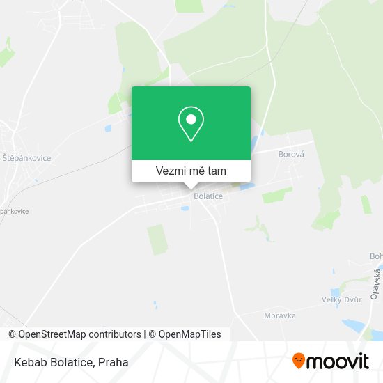 Kebab Bolatice mapa