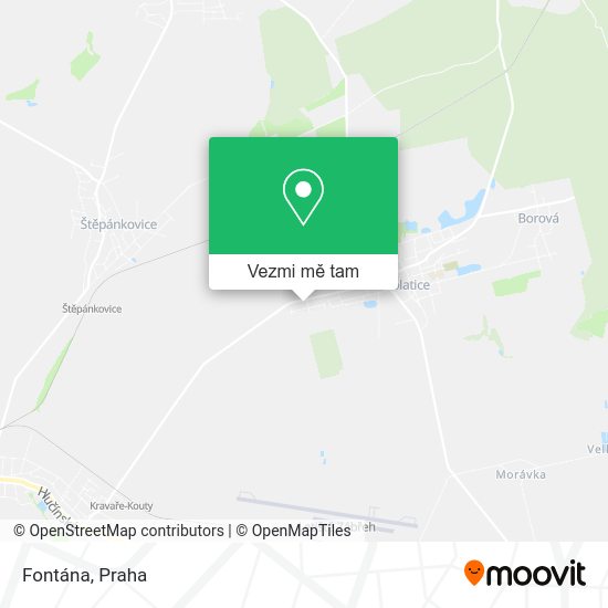 Fontána mapa