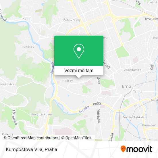 Kumpoštova Vila mapa
