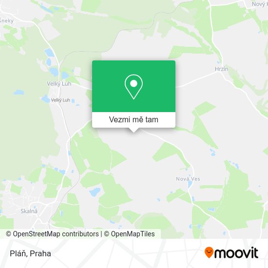 Pláň mapa