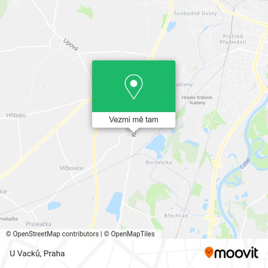 U Vacků mapa