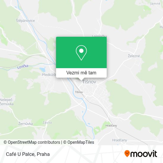 Café U Palce mapa