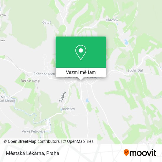 Městská Lékárna mapa
