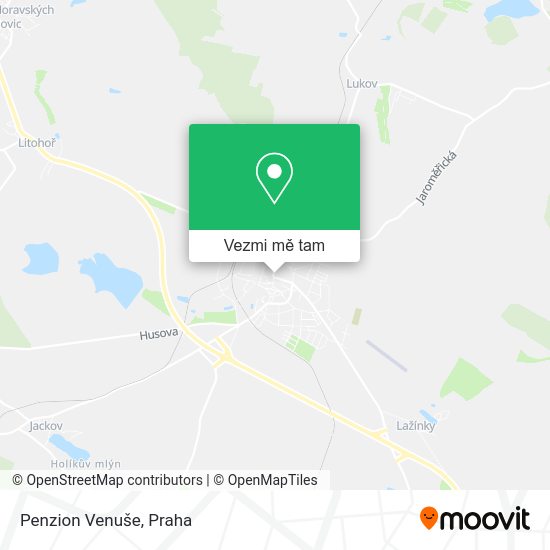 Penzion Venuše mapa