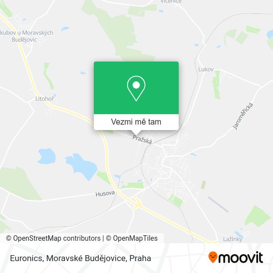 Euronics, Moravské Budějovice mapa