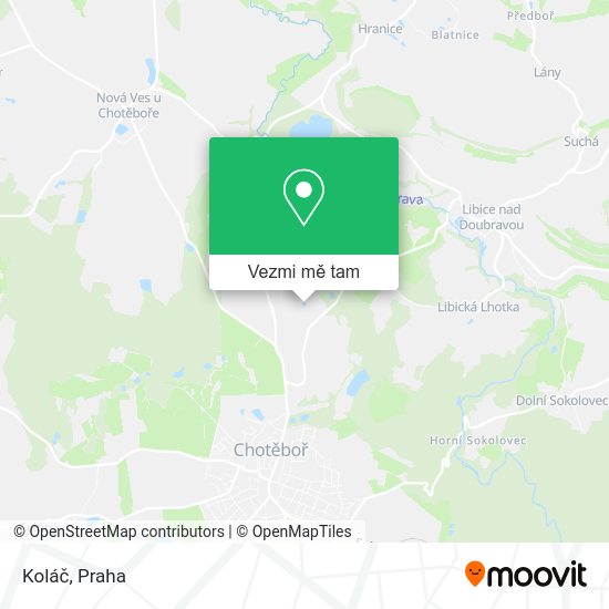 Koláč mapa
