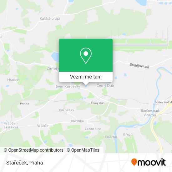 Stařeček mapa