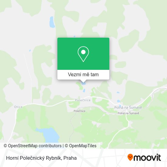 Horní Polečnický Rybník mapa