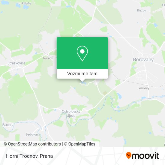 Horní Trocnov mapa