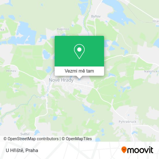 U Hřiště mapa