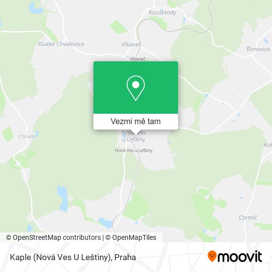 Kaple (‎Nová Ves U Leštiny) mapa