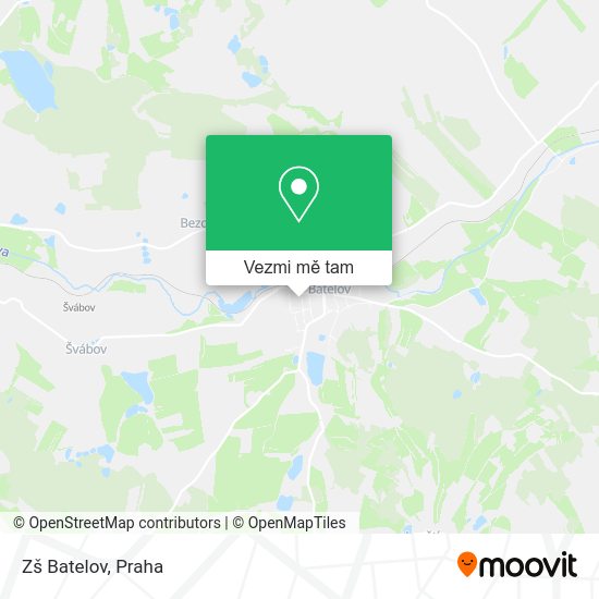 Zš Batelov mapa