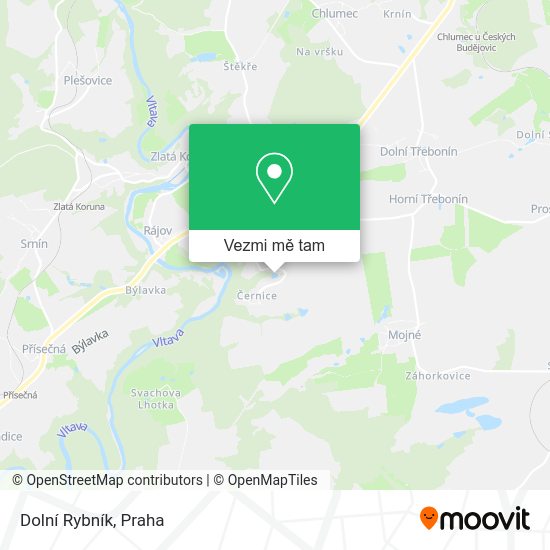 Dolní Rybník mapa