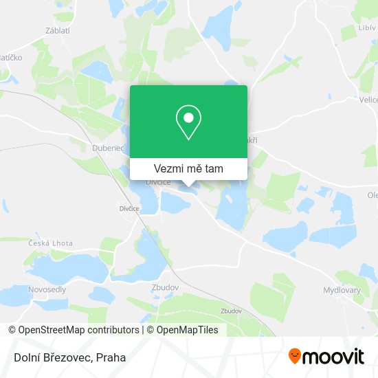 Dolní Březovec mapa
