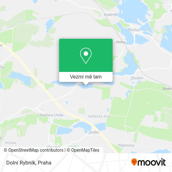 Dolní Rybník mapa