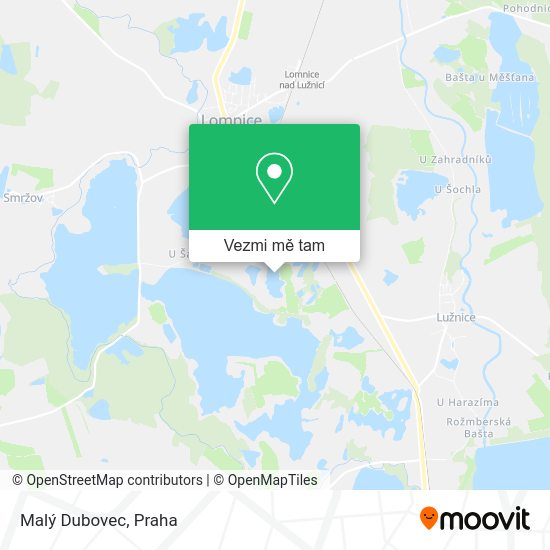 Malý Dubovec mapa