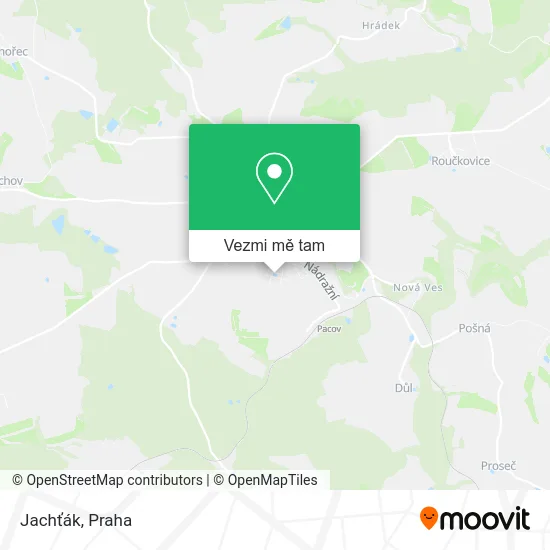 Jachťák mapa