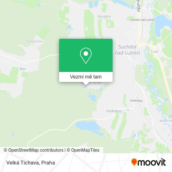 Velká Tichava mapa