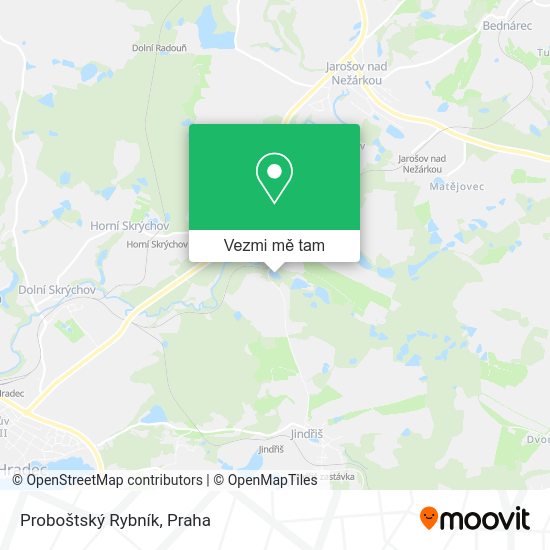 Proboštský Rybník mapa