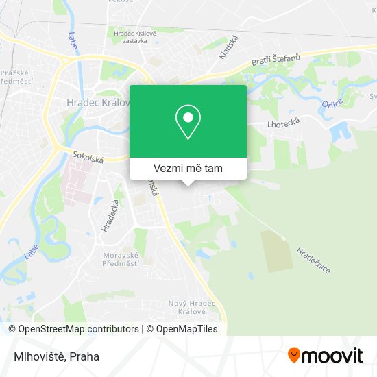 Mlhoviště mapa