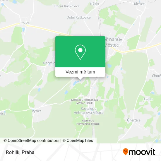 Rohlík mapa