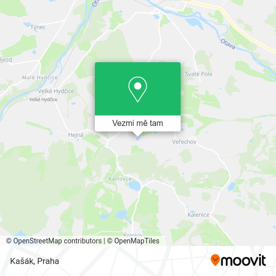 Kašák mapa