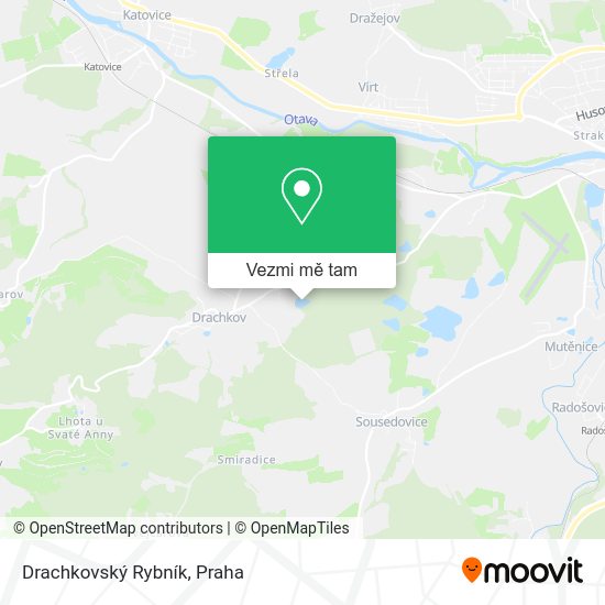 Drachkovský Rybník mapa