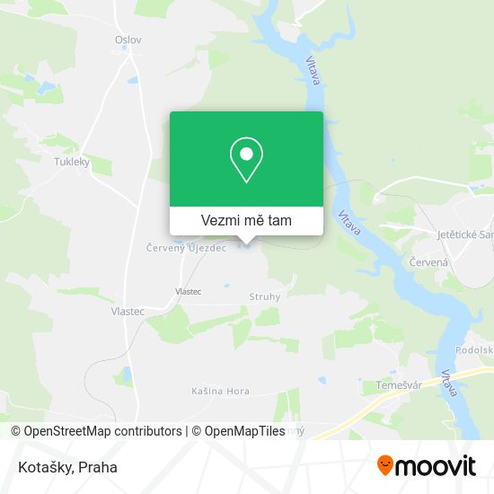 Kotašky mapa