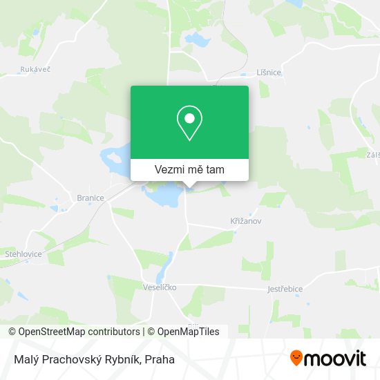 Malý Prachovský Rybník mapa