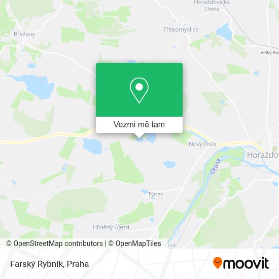 Farský Rybník mapa