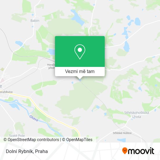 Dolní Rybník mapa